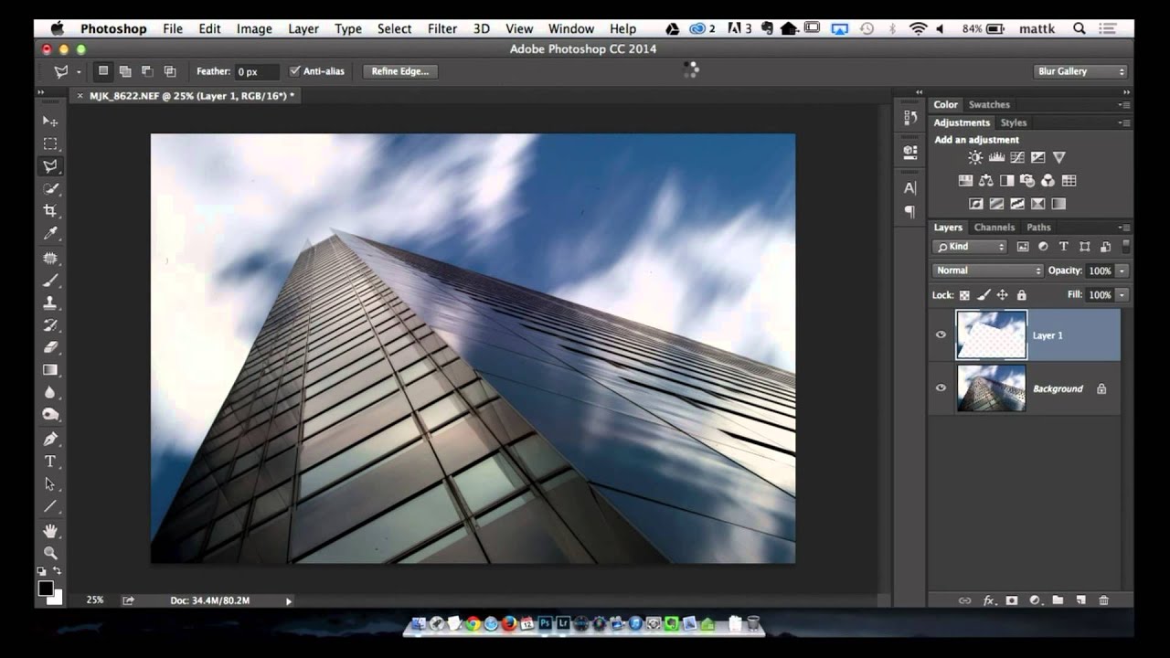 Fake the Long-Exposure Cloud Streak in Photoshop (No ND Filter Required)