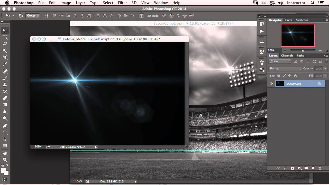Turn Any Lens Flare Stock Image Into a Reusable Photoshop Brush (and Stop Placing the Same Layer 40 Times)