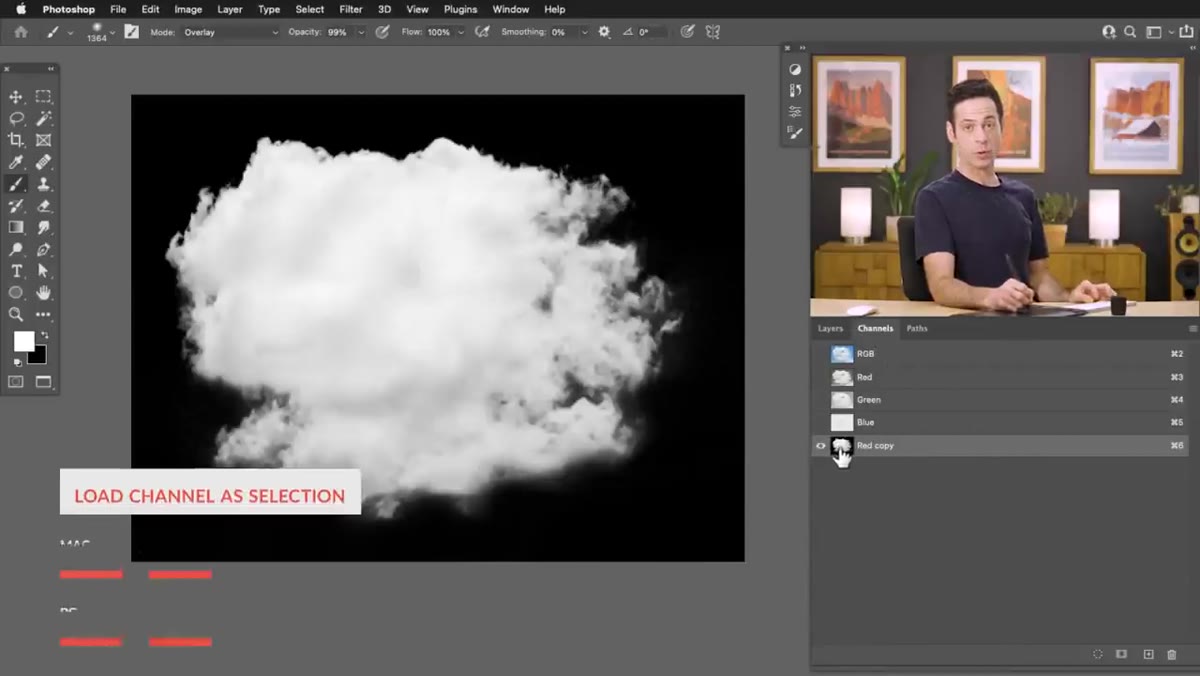 Edit menu open showing Define Brush Preset option