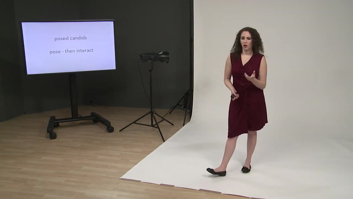 Instructor explaining what clients mean by photojournalistic