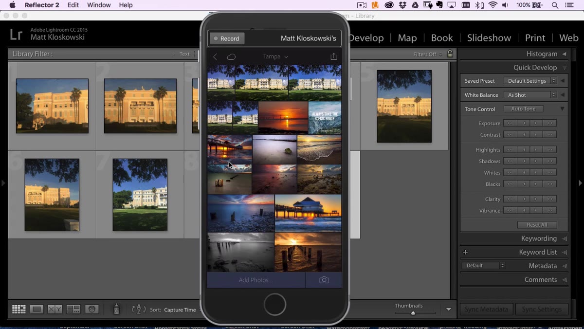 Photos appearing in Lightroom desktop after mobile sync