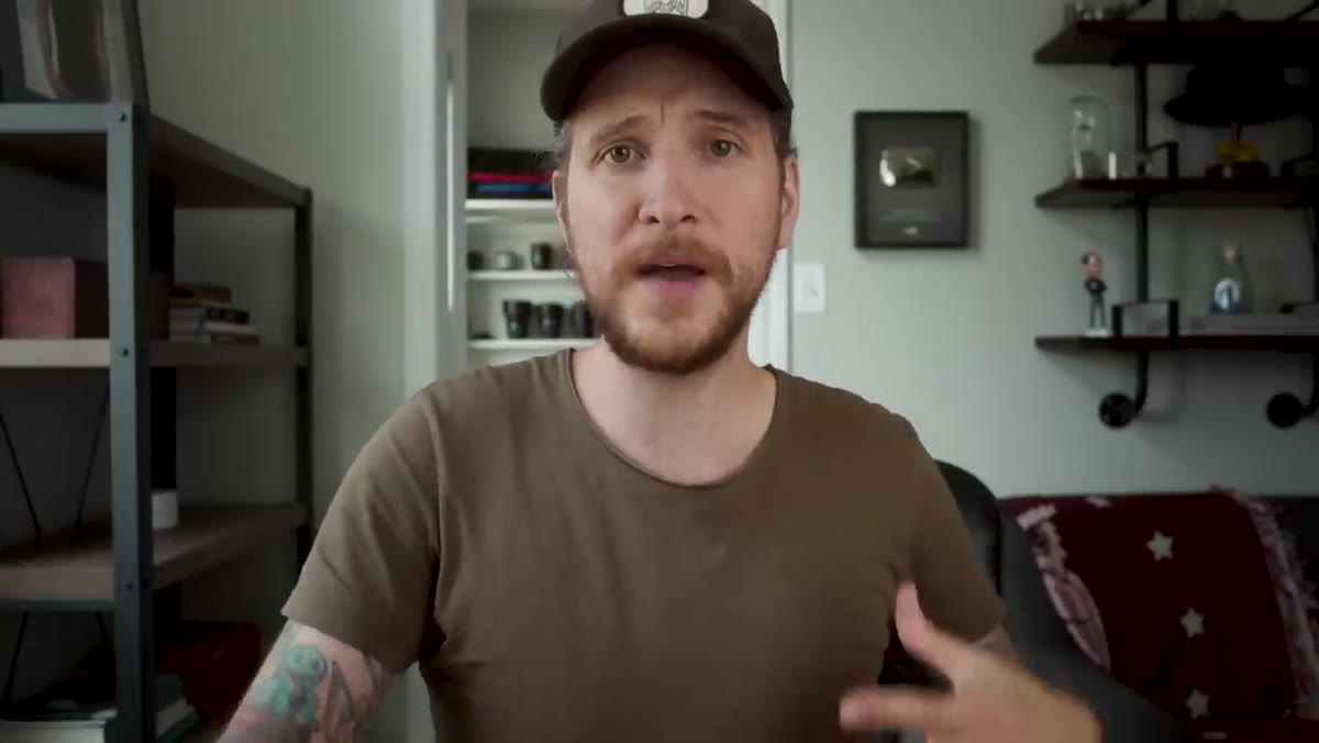 McKinnon gesturing while explaining the workflow concept
