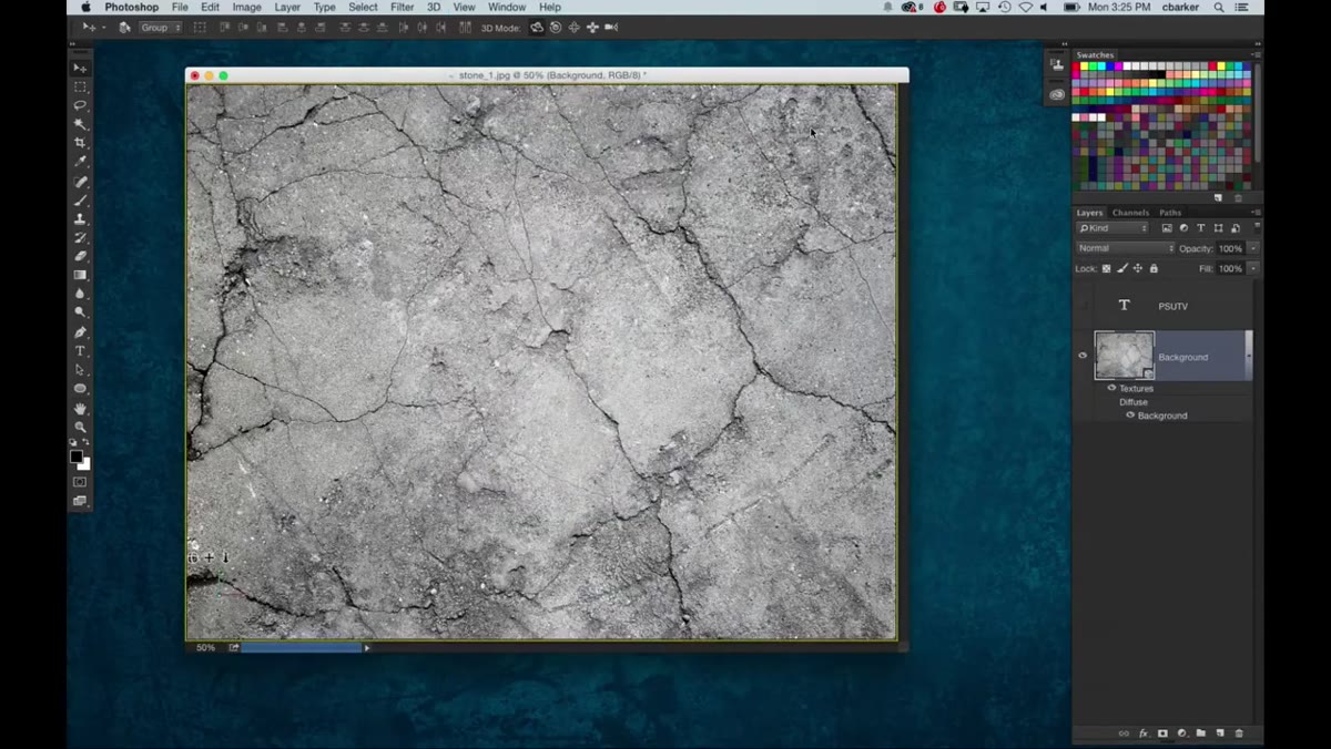 Texture layer being converted to 3D postcard in menu