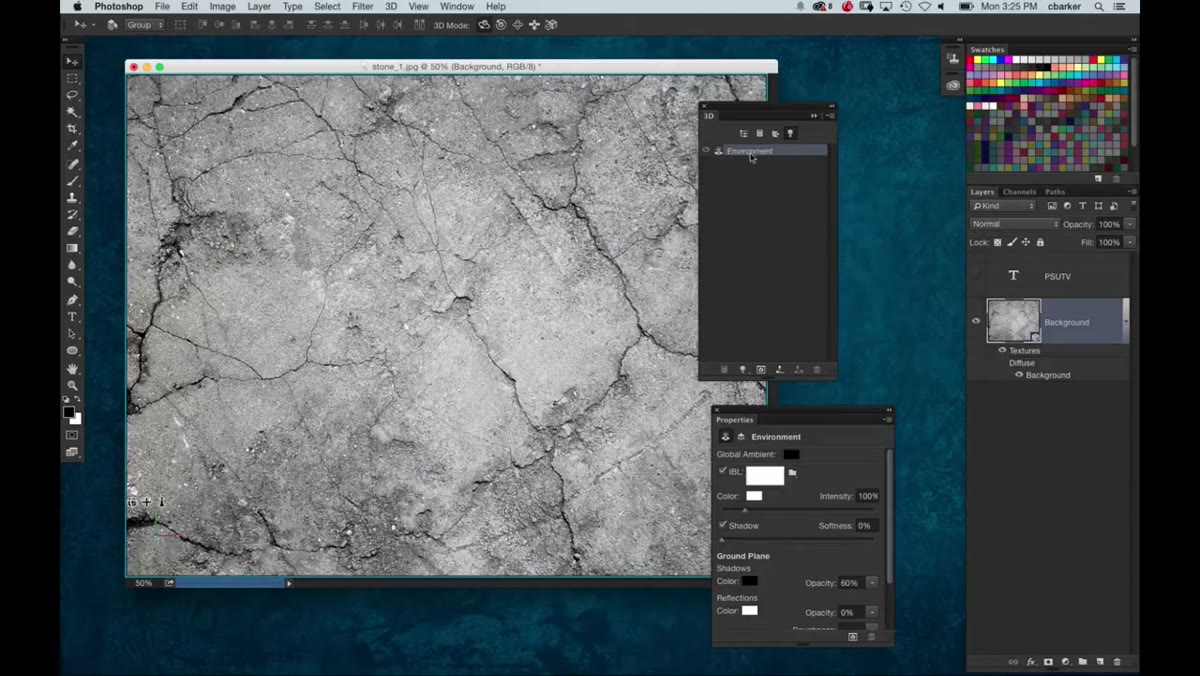 Environment properties panel with image-based light turned off