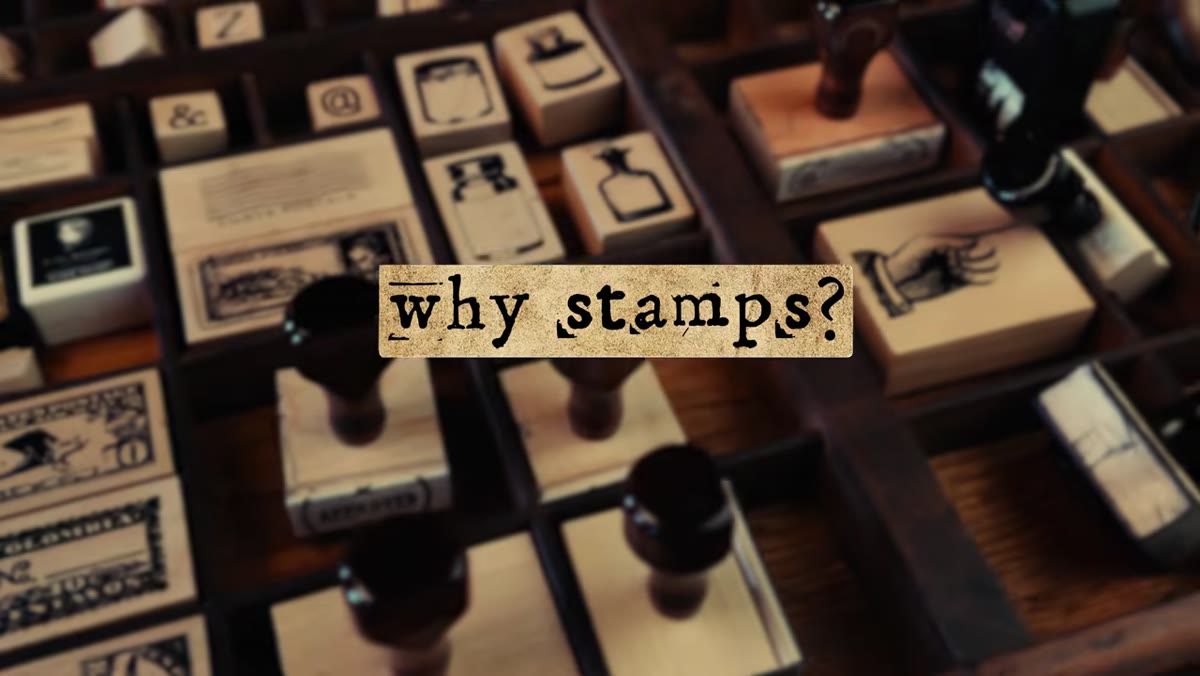Peter explaining why stamps make journaling entries worth revisiting