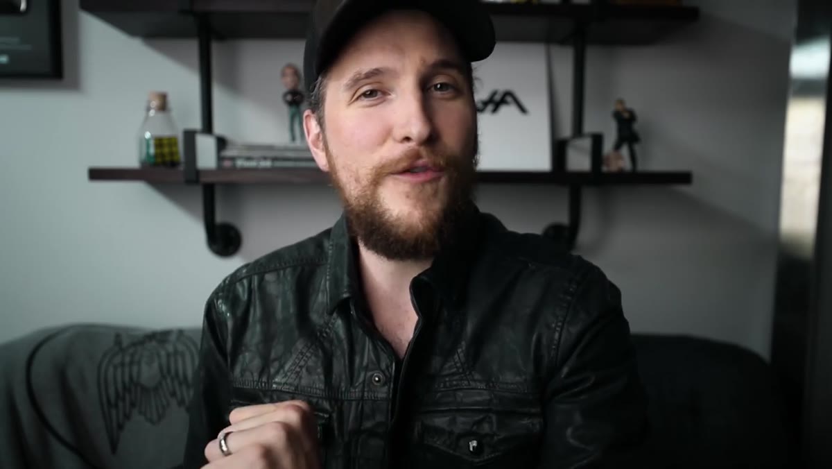 Squarespace sponsorship segment with McKinnon addressing camera directly