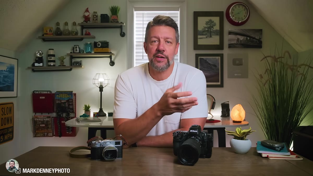 Denney explaining why this is not a camera review