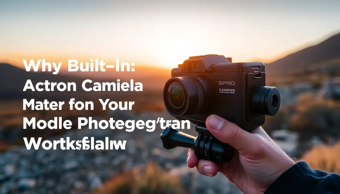 Why Built-In Action Cameras Matter for Your Mobile Photography Workflow