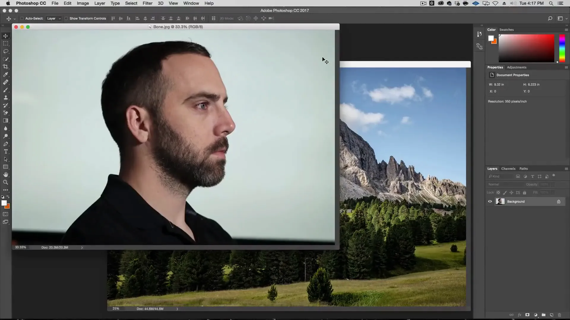 how to create a double exposure photoshop
